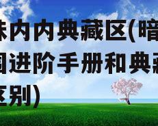 原味内内典藏区(暗区突围进阶手册和典藏手册区别)